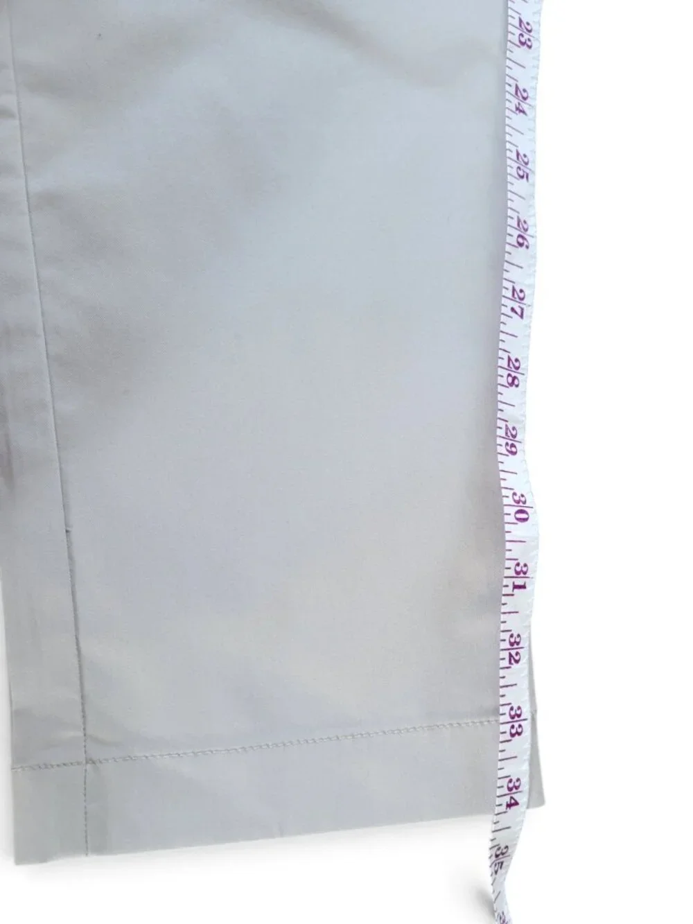 J Crew Men's Slim Fit Tech Chino in Ashen Taupe 34/34